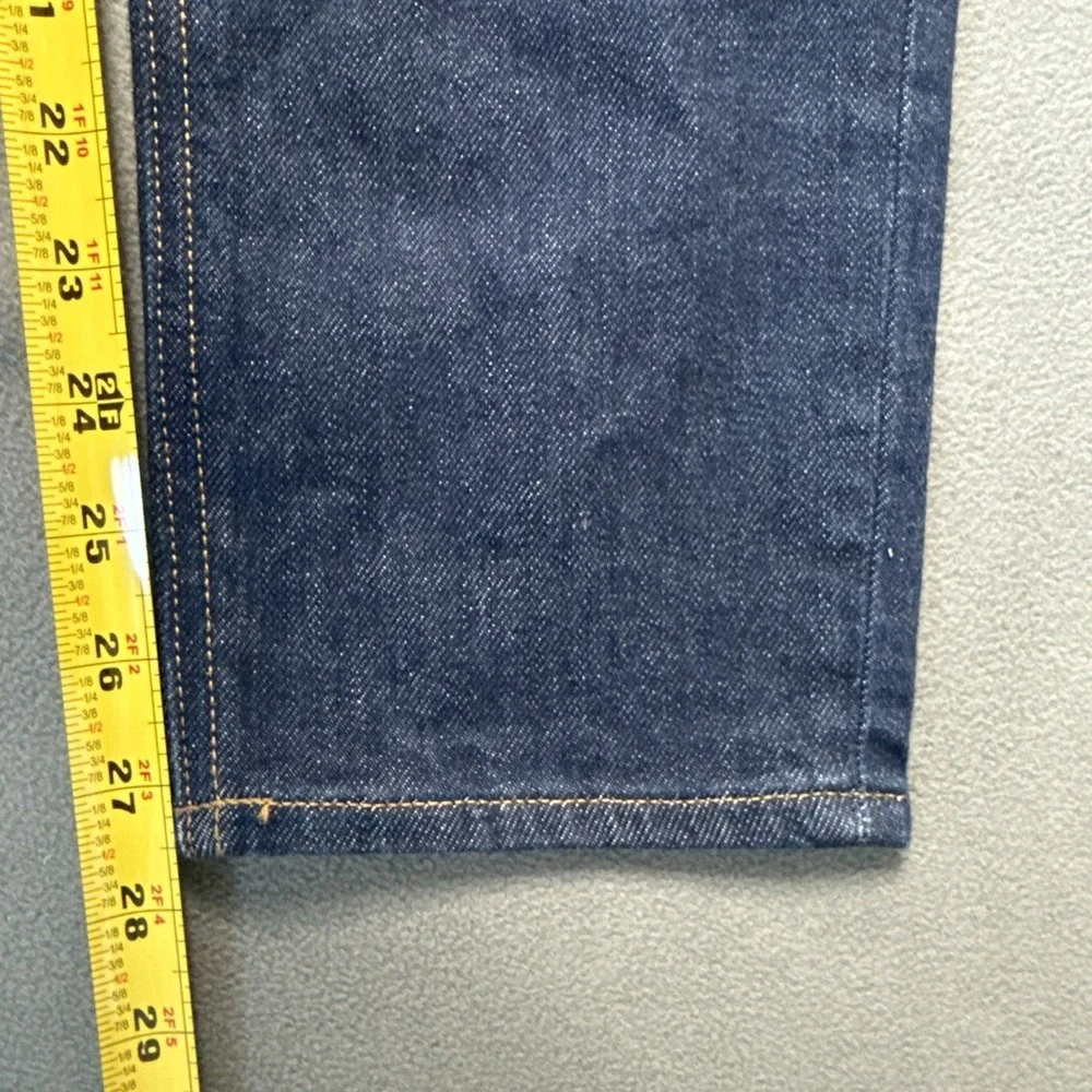 Aritzia Denim Forum Jeans Womens 26 Yoko High Rise Slim Dark Wash Button Fly NWT